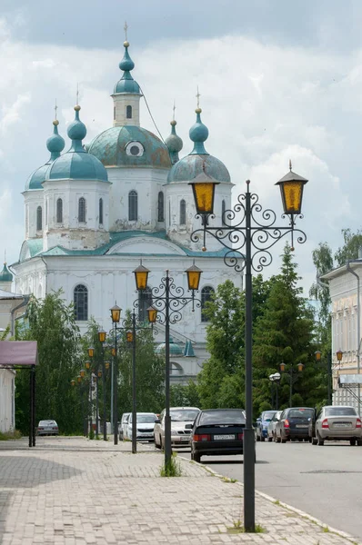 Yelabuga Tatarstan Russie Cathédrale Orthodoxe Spassky — Photo
