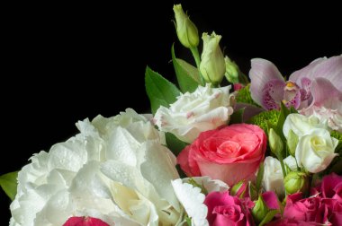 B Güzel buket çiçek büyük düğün töreni için hazır. 