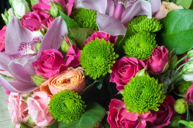 Gauss bulanıklığı tasarımcıları Beautiful buket çiçek büyük düğün töreni için hazır için uygundur. 