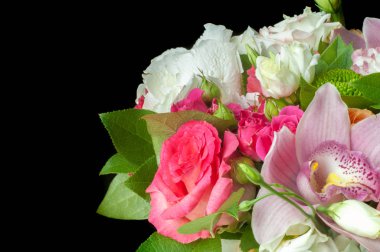 B Güzel buket çiçek büyük düğün töreni için hazır. 