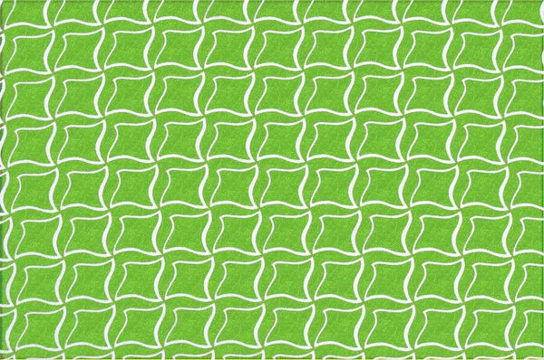 Textura Fundo Padrão Abstração Fundo Relevo Verde Rhombuses Cor Branca — Fotografia de Stock