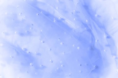 Boncuk ile işlemeli mavi, mavi şeffaf kumaş. Tasarımınız için mükemmel, bu son derece lüks malzeme sonraki özel proje için idealdir!