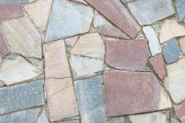 Doku, arka plan, desen. Mozaik döşemenin dışarı atılır ve blok çimento