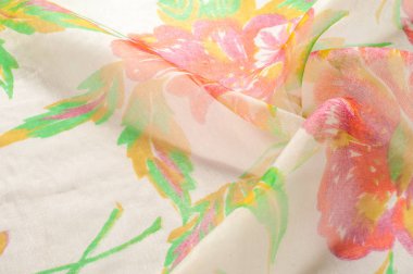 Doku, arka plan, desen. Kumaş, doğal ipek gülü