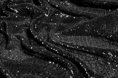 İle siyah kumaş yapmak bu siyah bebek Sequined gücü sürekli mesh kalıntılarının kaplama dairesel pırıltılar yoğun bir düzenleme tüm kaplama için ilk göz kamaştırıcı bir