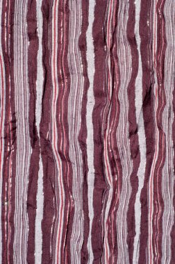 Doku, arka plan, desen. Erkek atkı, çizgili kumaş kahverengi, beyaz, parlak kırmızı çizgili