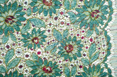 Dantel kumaş dokusu. İnce güzel dantel