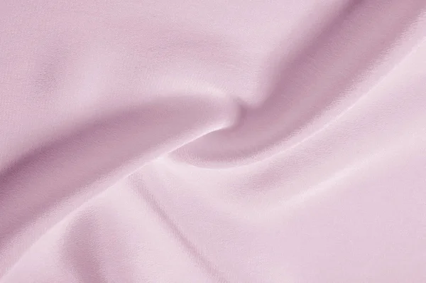 Textura Patrón Fondo Tejido Seda Rosa Primer Plano Tejido Seda — Foto de Stock