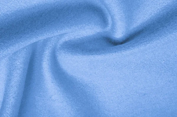 Textura Pozadí Vzor Vlněné Tkaniny Pro Outdoorové Oblečení Bledě Modrá — Stock fotografie