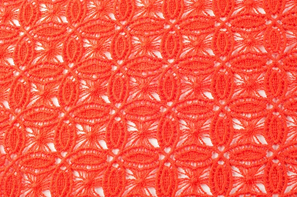 Image Texture Background Detail Woven Woolen Texture Design Lace Red — Stock Photo, Image