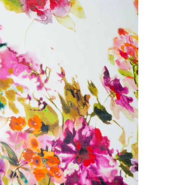 Silk Fabric Texture Flowers Photography Studio — Stock Photo, Image
