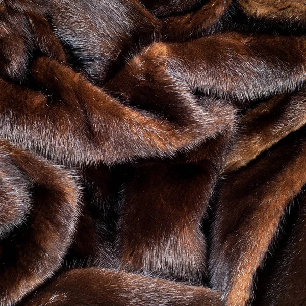 Texture Mink Fur Mink Coat Photo Studio — Stock Photo, Image