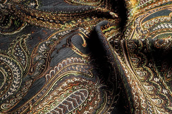 Текстура Фона Ткань Плотная Индийском Стиле Текстуры Фона Традиционный Индийский — стоковое фото