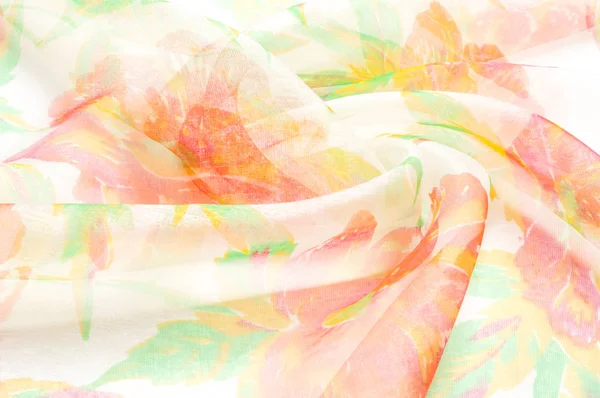 Textura Pozadí Vzor Látky Přírodní Hedvábí Čajové Růže — Stock fotografie