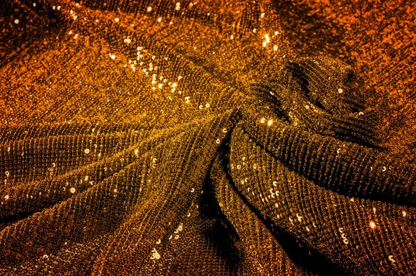 Textura Fundo Padrão Tecido Com Paillettes Nada Ajuda Você Destacar — Fotografia de Stock