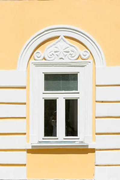 Ventana Textura Ventana Histórica Forma Actual — Foto de Stock