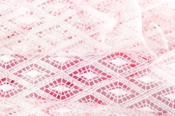 Doku arka plan deseni. Dantelli beyaz kumaş. Beyaz arka plan üzerinde el dantel. Beyaz guipure, nakış kumaş bir gelinlik, kartpostal, fotoğraf duvar kağıtları, afiş için,