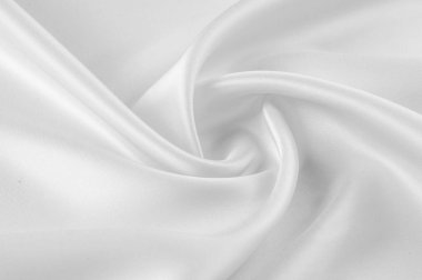 Doku, arka plan, desen. Beyaz ipek kumaş, düz zarif beyaz ipek ya da saten kumaş kumaş düğün arka plan olarak kullanılabilir. Lüks Noel arka plan veya yeni yıl arka plan tasarım