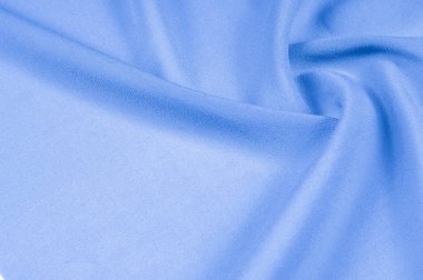 Arka plan doku, desen. ipek kumaştan açık mavi. Güzel açık deniz mavisi renkli Vintage Fransız saten ipek kumaş.