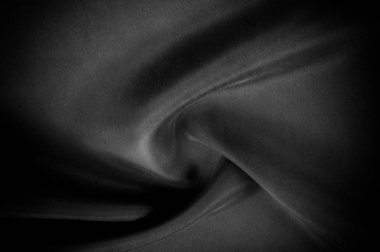 Yumuşak odak kumaş ipek siyah. Bu siyah yıkanmış ipek evinize götürün! Yıkanmış siyah renk yumuşak ve ipeksi bir koludur. İnce ve hafif, yumuşak siluetleri oluştururken göze çarpan bir sıvı örtüsü vardır.