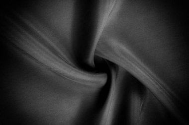 Yumuşak odak kumaş ipek siyah. Bu siyah yıkanmış ipek evinize götürün! Yıkanmış siyah renk yumuşak ve ipeksi bir koludur. İnce ve hafif, yumuşak siluetleri oluştururken göze çarpan bir sıvı örtüsü vardır.