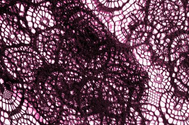 doku, arka plan, desen. dantel kumaş. Kırmızı renk. Yumuşak ve dokusal, polyester ve naylon ve draperies muhteşem bir karışımı oluşur.