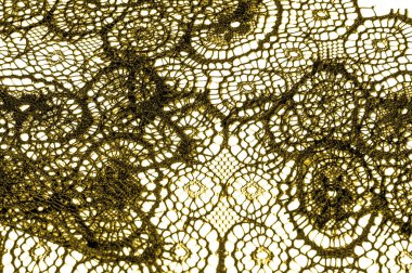 doku, arka plan, desen. dantel kumaş. altın kahverengi. Güncel trendler ipuçları alın ve bu mercan pembe payetli çiçek Embraidered kumaşı görüntülemek için perspektif içinde yakalamak.