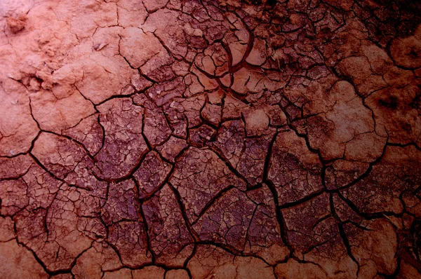 Texture Background Pattern Cracked Earth Clay Abstract Nature Background Cracked — Stock Photo, Image