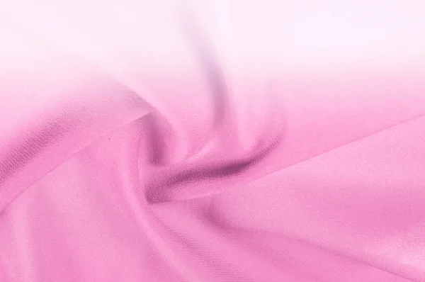 Textura Fundo Seda Tecido Rosa Pálido Linho Festivo Tradicional Liso — Fotografia de Stock