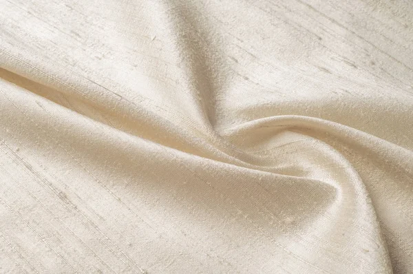 Doku arka plan deseni. Keten kumaş açık bej. Arka plan için hafif kahverengi keten kumaş dokusu.