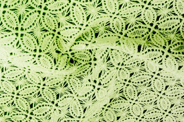 Εικόνα Υφή Φόντου Διακοσμητική Δαντέλα Μοτίβο Φόντο Πράσινο Vintage Δαντέλα — Φωτογραφία Αρχείου