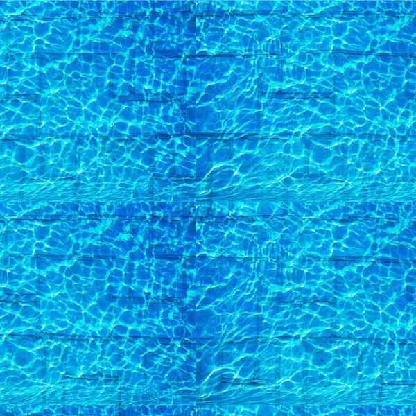 Textura Fundo Padrão Piscina Hotel Com Reflexos Ensolarados Fundo Uma — Fotografia de Stock