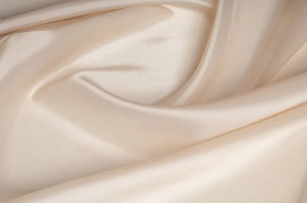 Ткани Ткани Ткани Ткани Материала Текстуры Бежевый Цвет Ткань Правило — стоковое фото