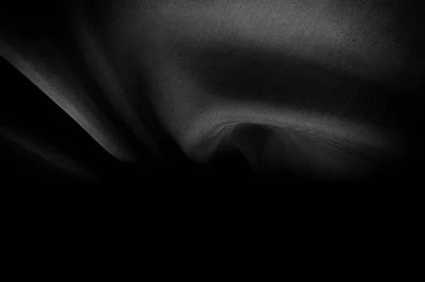 Soft Focus Cloth Silk Black Take Home Black Washed Silk — Stock Photo, Image