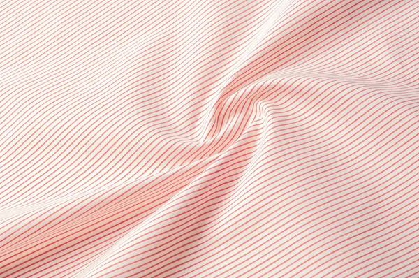 Texture Background Pattern Cloth Cotton White Red Stripes Abstract Seamless — Stock Photo, Image