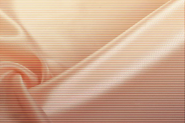 テクスチャ パターン 生地シルク ピンク背景 薄い薄い水平ストリップ コンピューター処理 明るいオレンジ色の細長い赤いサンゴ — ストック写真