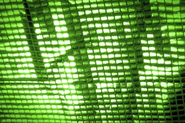 doku, arka plan, desen. Büyük yeşilden bir kumaş. Dikkat çekmek için hazır büyük sparkles bu çok renkli yağ lekeleri ile keskin bir göz oluşturmak.