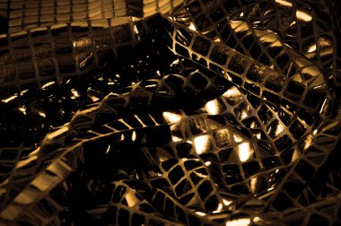 doku, arka plan, desen. Kumaş ile büyük sarı altından yapılmış. Bu çok renkli yanardöner büyük glitter eve götürdüğünüzde renk ve doku gökkuşağı için hazırlamak.