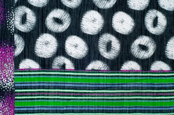 Kumaş ipek dokulu ve geometrik şekiller. Fotoğraf stüdyosu