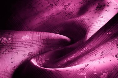 Doku arka plan deseni. İpek kumaş kahverengi, çikolata sütlü renk, carnelian, burnt sienna, alev, şehvet, Trabzon hurması, renk ile. Soyut lüks kumaş arka plan ya da sıvı dalgalar veya dalgalı grunge kıvrımlar