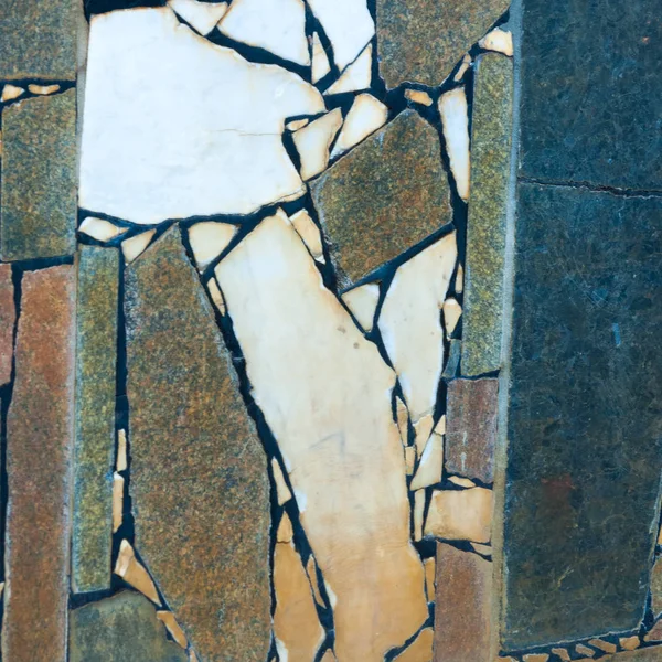 Текстура Фон Візерунок Підкладка Старого Басейну Гранітні Плити Мозаїці Гранітна — стокове фото