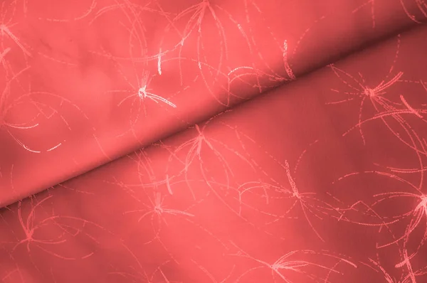 Arka Plan Doku Desen Pek Kumaş Bir Desenle Kırmızıdır Egzotik — Stok fotoğraf