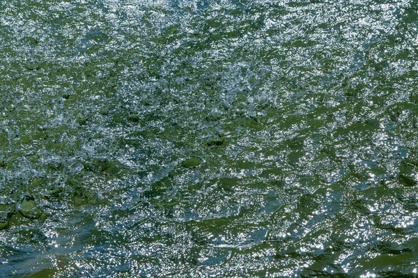 Textura Fundo Padrão Água Nas Piscinas Spray Fonte Fonte Piscina — Fotografia de Stock