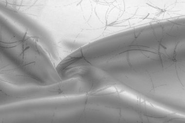 Yumuşak odak ipek kumaş siyah beyaz çizgiler bir desenle oluşturmak kendi eğilim bu siyah ve beyaz geometrik baskılı ipek boyalı bir desen ile minimalist tasarım standart olmayan bir görünümünü oluşturmak