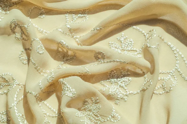 Texture Background Pattern Women Shawl Colors Goldenrod Lemon Cream Navajo — Stock Photo, Image