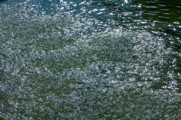 Textura Fondo Patrón Agua Las Piscinas Rocía Fuente Fuente Piscina — Foto de Stock