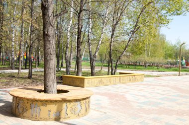 Bahar alışveriş merkezi fotoğraf. Sabah erken geniş açı fotoğraf bir mesire Ulusal alışveriş merkezi 