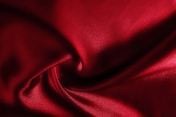 Texture Minta Szövet Piros Selyem Nézd Meg Piros Sült Készült — Stock Fotó