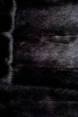 Doku, arka plan. Vizon kürk. Kadın vizon kürk