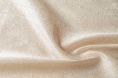 Doku arka plan deseni. Keten kumaş açık bej. Arka plan için hafif kahverengi keten kumaş dokusu.